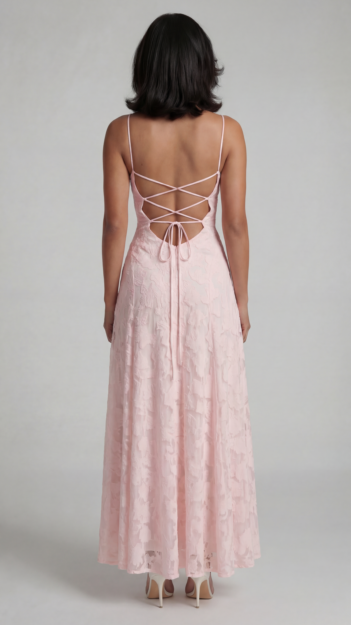 Rückenfreies Schnürkleid