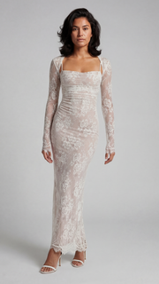 Maxikleid aus Spitze