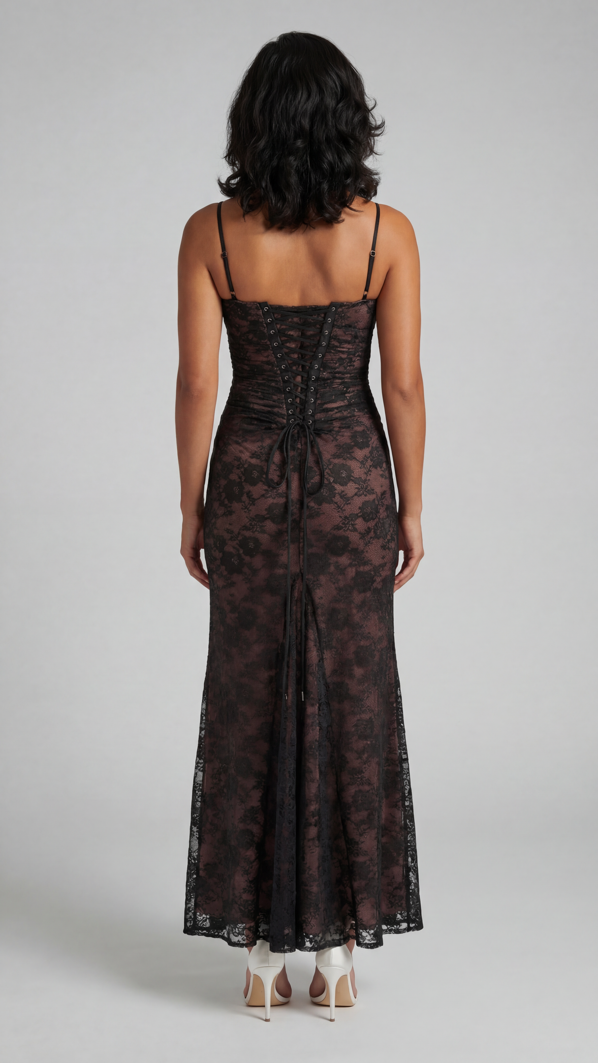 Maxikleid aus Spitze